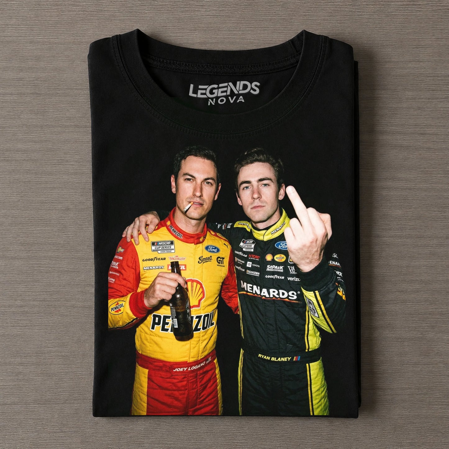 Joey Logano & Ryan Blaney Nascar T-shirt