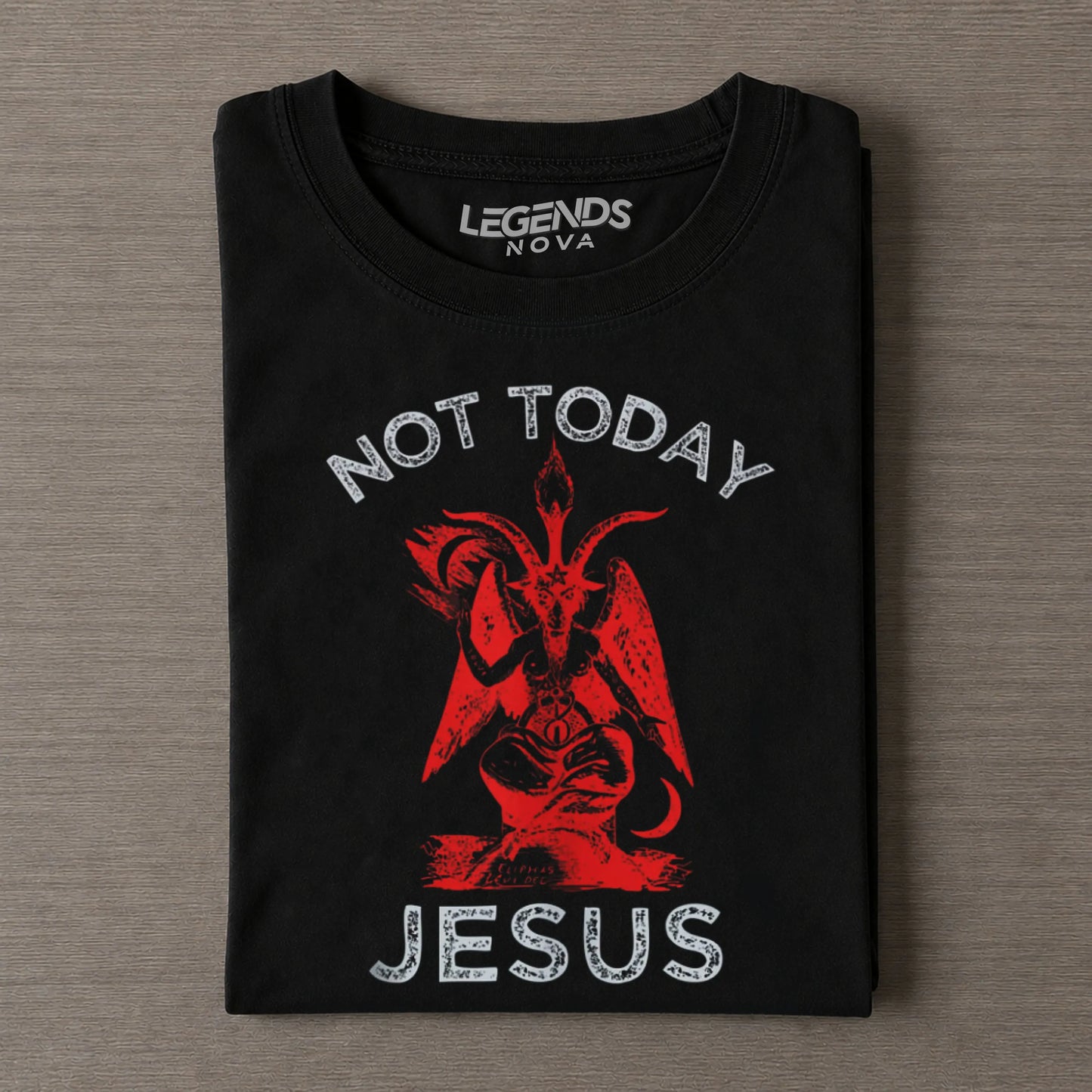 Funny Not Today Jesus Vintage T-shirt