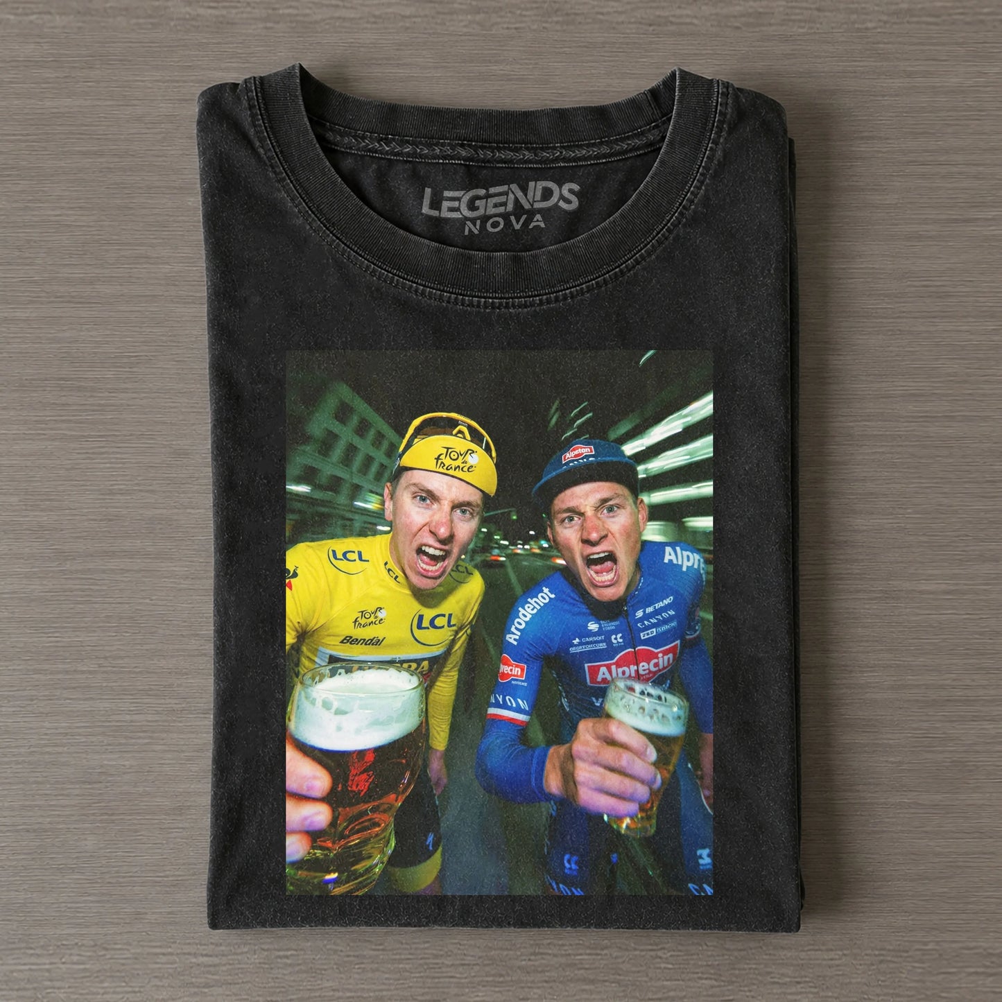 Mathieu van der Poel & Tadej Pogačar Funny 2026 Tee