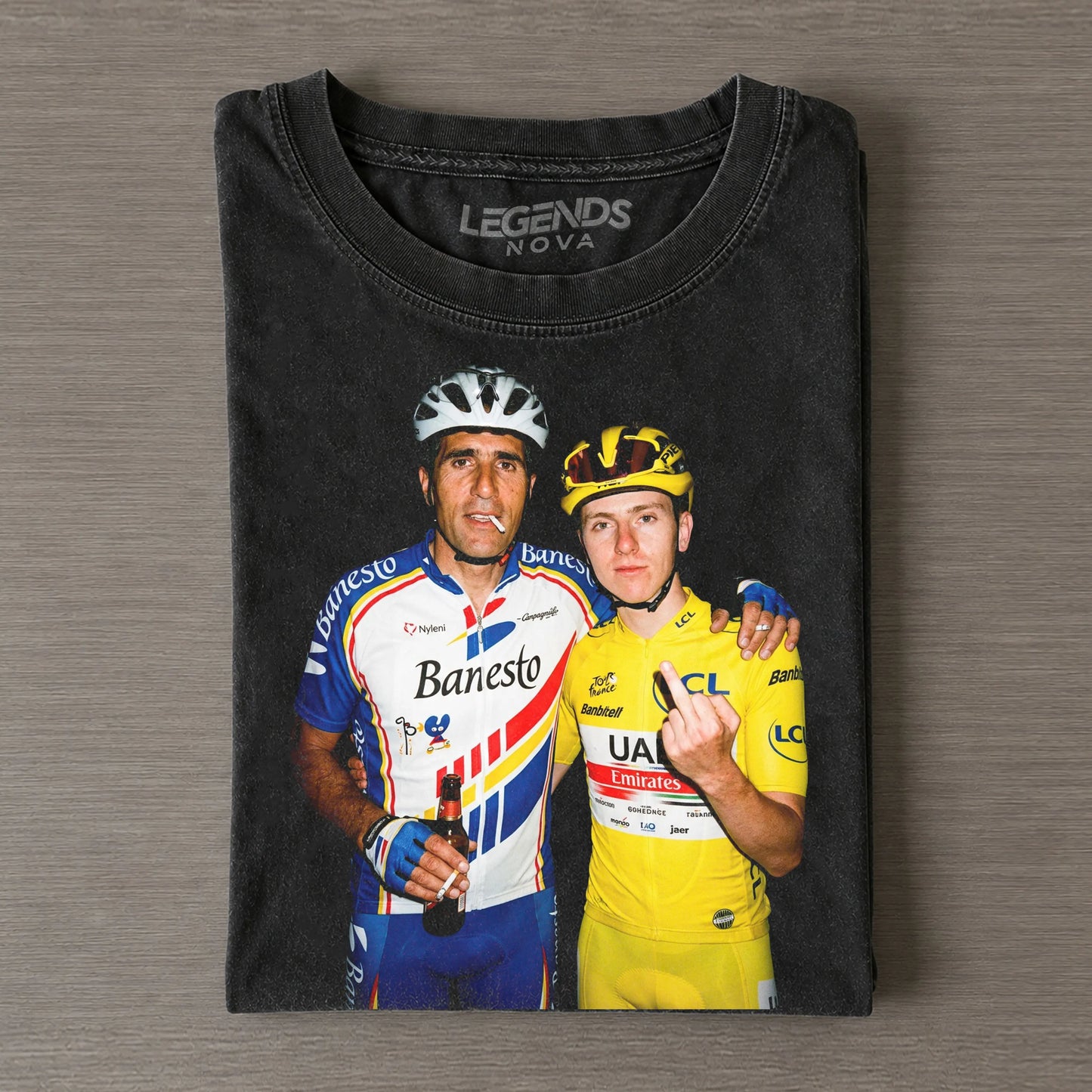 Miguel Indurain & Tadej Pogačar 2026 Tee
