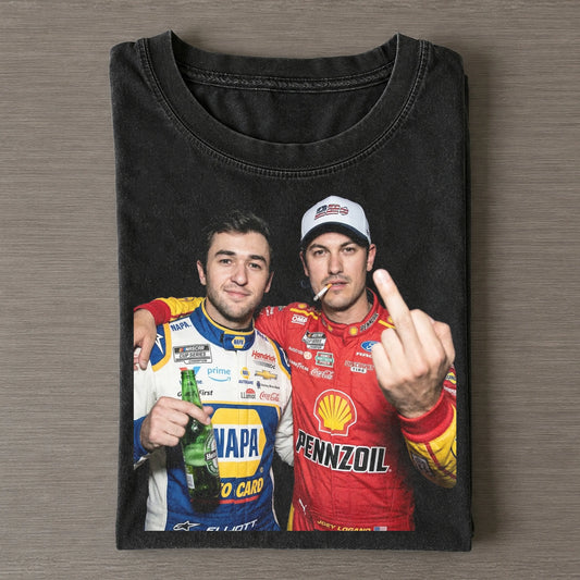 Chase Elliott & Joey Logano Nascar Tee
