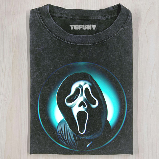 GHOSTFACE LOOKING UP T-SHIRT